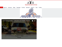 Tablet Screenshot of ahtransportations.com